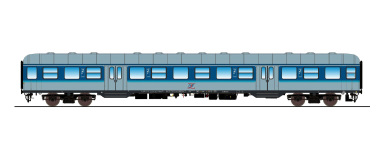 Pullman 36067 - H0 - Personenwagen Bnrz  451.4, 2. Klasse, GfF Ep. VI